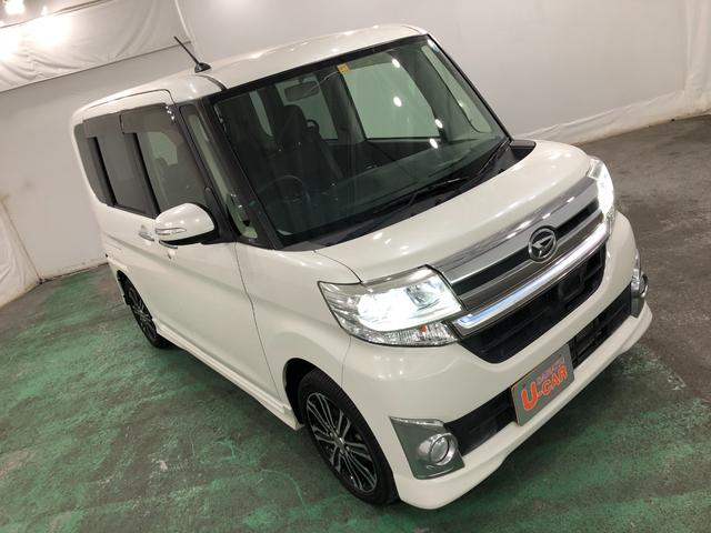 タントカスタムＲＳ　ＳＡ　車検整備付／走行距離２３５３８キロ／ナビ１年保証距離無制限　車検整備付　走行距離２３５３８キロ　純正フルセグナビ　ブルートゥース　バックカメラ　純正マット　ワイドバイザー　ＬＥＤヘッドランプ　アイドリングストップ　両側電動スライドドア（埼玉県）の中古車