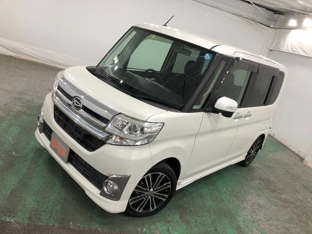 タントカスタムＲＳ　ＳＡ　車検整備付／走行距離２３５３８キロ／ナビ１年保証距離無制限　車検整備付　走行距離２３５３８キロ　純正フルセグナビ　ブルートゥース　バックカメラ　純正マット　ワイドバイザー　ＬＥＤヘッドランプ　アイドリングストップ　両側電動スライドドア（埼玉県）の中古車