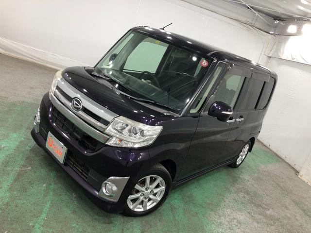 タントカスタムＸ　ＳＡ　車検整備付／走行距離８６８６７キロ／ナビ１年保証距離無制限　車検整備付　走行距離８６８６７キロ　純正フルセグナビ　バックカメラ　ブルートゥース　純正カーペットマット　ＥＴＣ　ＬＥＤヘッドランプ　アイドリングストップ　片側電動スライドドア（埼玉県）の中古車