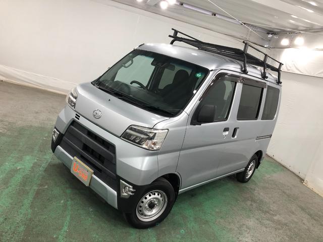 ハイゼットカーゴデラックスＳＡIII　４ＷＤ／走行９２９１８キロ／キャリア１年保証距離無制限　走行距離９２９１８キロ　４ＷＤ　ルーフキャリア　純正フロアマット　バイザー　ＬＥＤヘッドランプ　アイドリングストップ　マニュアルエアコン　スマートアシスト３　キーレスエントリー（埼玉県）の中古車