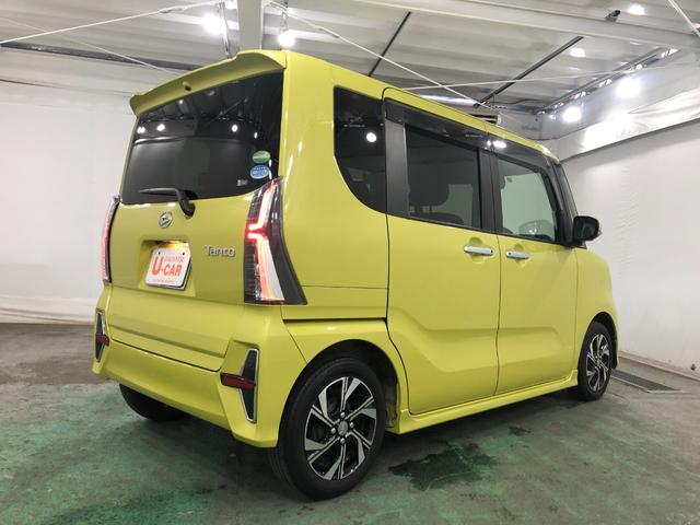 タントカスタムＸセレクション　車検整備付／走行１３９７８キロ／ナビ１年保証距離無制限　走行距離１３９７８キロ　純正フルセグナビ　パノラマモニター　ブルートゥース　ドラレコ　後席モニター　サイドエアバッグ　ＬＥＤヘッドランプ　アイドリングストップ　シートヒーター（埼玉県）の中古車