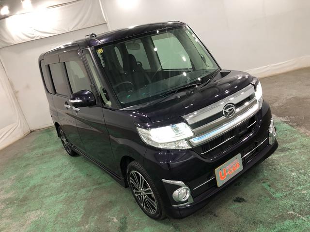 タントカスタムＲＳ　ＳＡ　走行距離８２９７３キロ／ナビ後席モニター１年保証距離無制限　走行距離８２９７３キロ　純正フルセグナビ　バックカメラ　ブルートゥース　後席モニター　純正マット　ＬＥＤヘッドランプ　アイドリングストップ　両側電動スライドドア（埼玉県）の中古車