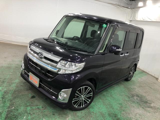 タントカスタムＲＳ　ＳＡ　走行距離８２９７３キロ／ナビ後席モニター１年保証距離無制限　走行距離８２９７３キロ　純正フルセグナビ　バックカメラ　ブルートゥース　後席モニター　純正マット　ＬＥＤヘッドランプ　アイドリングストップ　両側電動スライドドア（埼玉県）の中古車