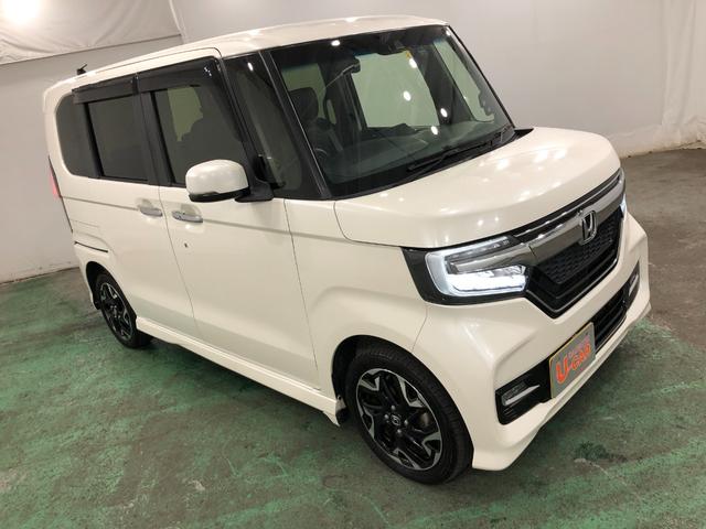 Ｎ−ＢＯＸカスタムＧ・ＥＸターボホンダセンシング　４ＷＤ／走行８５５５４１年保証距離無制限　走行距離９５５５４キロ　４ＷＤ　車検整備付　フルセグナビ　バックカメラ　ブルートゥース　ドラレコ　ＥＴＣ　純正マット　サイドエアバッグ　ＬＥＤヘッドランプ　両側電動スライドドア（埼玉県）の中古車