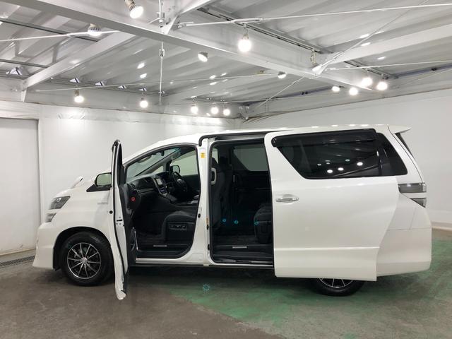 ヴェルファイアハイブリッドＺＲ　車検整備付／走行距離３６２９５キロ／ナビ／後席モニター車検整備付　フルセグナビ　バックカメラ　ドラレコ　後席モニター　純正マット　サイドエアバッグ　オートライト　ＨＩＤヘッドランプ　両側電動スライドドア　１年保証距離無制限　走行距離３６２９５キロ（東京都）の中古車