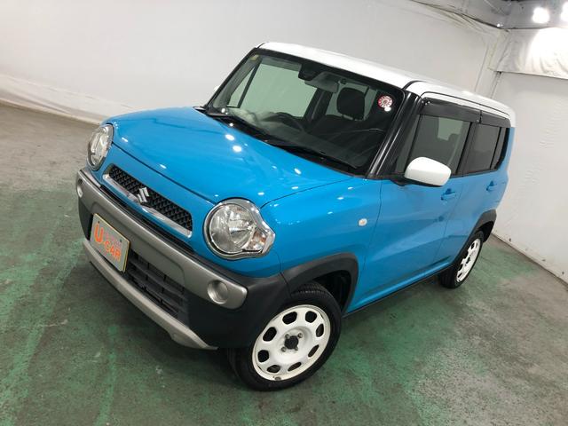ハスラーＧ　走行距離３７２６３キロ／ワンセグナビ／シートヒーター１年保証距離無制限　走行距離３７２６３キロ　ワンセグナビ　純正カーペットマット　助手席エアバッグ　アイドリングストップ　シートヒーター（埼玉県）の中古車