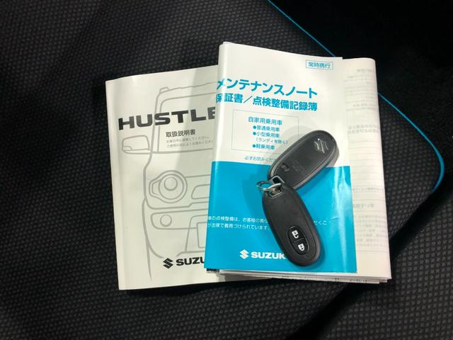 ハスラーＧ　走行距離３７２６３キロ／ワンセグナビ／シートヒーター１年保証距離無制限　走行距離３７２６３キロ　ワンセグナビ　純正カーペットマット　助手席エアバッグ　アイドリングストップ　シートヒーター（埼玉県）の中古車