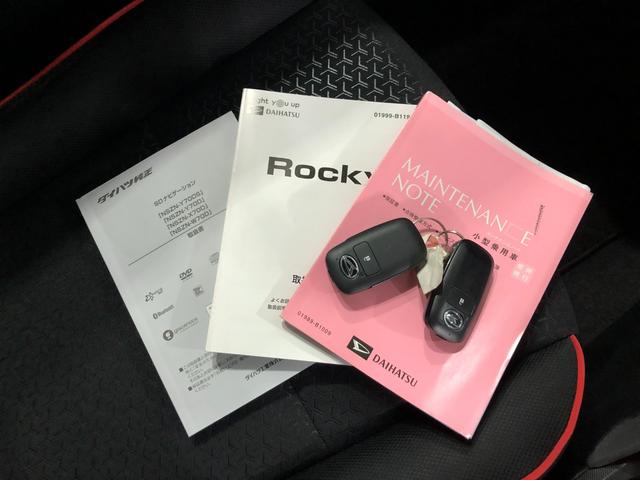 ロッキーＧ　車検整備付／走行距離３５１８０キロ／純正ナビ／ドラレコ車検整備付　純正フルセグナビ　パノラマモニター　ドラレコ　サイドエアバッグ　ＬＥＤヘッドランプ　アイドリングストップ　シートヒーター　キーフリー　１年保証距離無制限　走行距離３５１８０キロ（東京都）の中古車