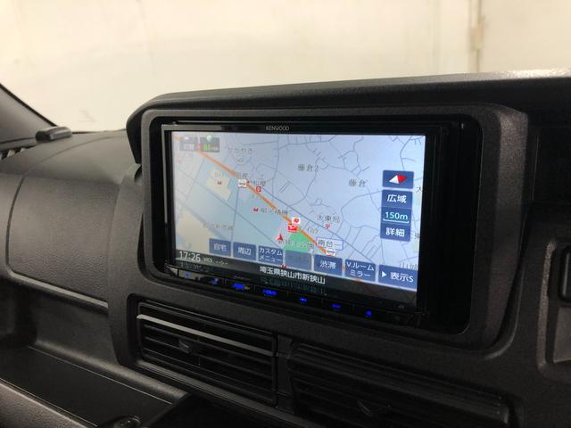ハイゼットカーゴＤＸ　走行距離２６２００キロ／ワンセグナビ／ドラレコ１年保証距離無制限　走行距離２６２００キロ　ワンセグナビ　バックカメラ　ブルートゥース　フロアマット　助手席エアバッグ　クリアランスソナー　オートライト　アイドリングストップ　両側スライドドア（埼玉県）の中古車