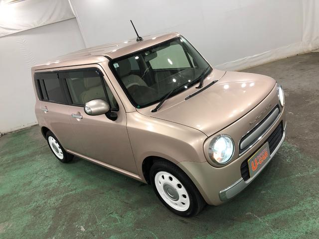 アルトラパンＸ　雹害／走行距離４９９３１キロ／ワンセグナビ／純正マット１年保証距離無制限　走行距離４９９３１キロ　ワンセグナビ　バックカメラ　純正カーペットマット　助手席エアバッグ　オートライト　アイドリングストップ　キーフリー　電動格納式ドアミラー（埼玉県）の中古車