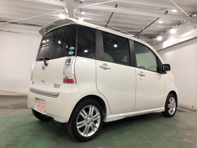 タントエグゼカスタムＲＳ　雹害／走行距離７３５６６キロ／ワンセグナビ１年保証距離無制限　走行距離７３５６６キロ　ワンセグナビ　純正マット　助手席エアバッグ　ＨＩＤヘッドランプ　アイドリングストップ　オートエアコン（埼玉県）の中古車