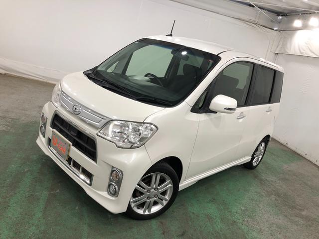 タントエグゼカスタムＲＳ　雹害／走行距離７３５６６キロ／ワンセグナビ１年保証距離無制限　走行距離７３５６６キロ　ワンセグナビ　純正マット　助手席エアバッグ　ＨＩＤヘッドランプ　アイドリングストップ　オートエアコン（埼玉県）の中古車