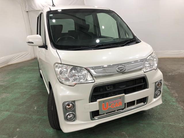タントエグゼカスタムＲＳ　雹害／走行距離７３５６６キロ／ワンセグナビ１年保証距離無制限　走行距離７３５６６キロ　ワンセグナビ　純正マット　助手席エアバッグ　ＨＩＤヘッドランプ　アイドリングストップ　オートエアコン（埼玉県）の中古車