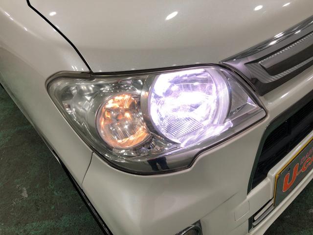 タントエグゼカスタムＲＳ　雹害／走行距離７３５６６キロ／ワンセグナビ１年保証距離無制限　走行距離７３５６６キロ　ワンセグナビ　純正マット　助手席エアバッグ　ＨＩＤヘッドランプ　アイドリングストップ　オートエアコン（埼玉県）の中古車