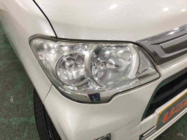 タントエグゼカスタムＲＳ　雹害／走行距離７３５６６キロ／ワンセグナビ１年保証距離無制限　走行距離７３５６６キロ　ワンセグナビ　純正マット　助手席エアバッグ　ＨＩＤヘッドランプ　アイドリングストップ　オートエアコン（埼玉県）の中古車