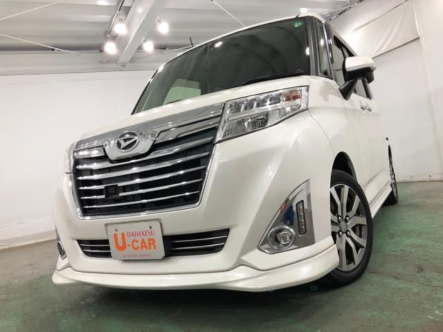 トールカスタムＧ　ターボ　ＳＡII　車検整備付／ナビ／ドラレコ１年保証距離無制限　走行距離７２４３８キロ　純正カーペットマット　ナビ　ＴＶ　バックカメラ　ＤＶＤ再生　ドライブレコーダー　ＬＥＤオートライト　アイドリングストップ　両側電動スライドドア（埼玉県）の中古車