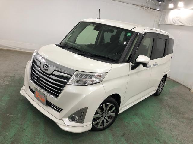 トールカスタムＧ　ターボ　ＳＡII　車検整備付／ナビ／ドラレコ１年保証距離無制限　走行距離７２４３８キロ　純正カーペットマット　ナビ　ＴＶ　バックカメラ　ＤＶＤ再生　ドライブレコーダー　ＬＥＤオートライト　アイドリングストップ　両側電動スライドドア（埼玉県）の中古車