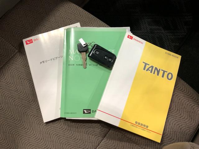 タントＸリミテッド　走行距離６５８６５キロ／片側スライドドア一年保証距離無制限　走行距離６５８６５キロ　ワンセグナビ　バックカメラ　アイドリングストップ　純正カーペットマット　片側スライドドア（埼玉県）の中古車