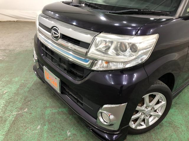 タントカスタムＸ　ＳＡ　車検整備付／走行５２０７１キロ／ナビ１年保証距離無制限　走行５２０７１キロ　オートライト　ＬＥＤヘッドランプ　アイドリングストップ　ベンチシート　ナビ　助手席エアバック　純正マット　片側電動スライドドア　取扱説明書（埼玉県）の中古車