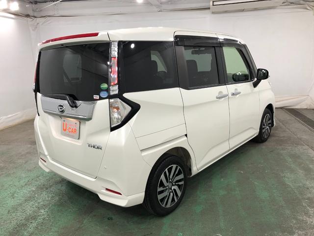 トールカスタムＧ　ＳＡII　雹害／タバコ臭／走行距離５４８０８キロ１年保証距離無制限　走行距離５４８０８キロ　車検整備付　フルセグナビ　バックカメラ　ブルートゥース　ドラレコ　純正マット　ＬＥＤヘッドランプ　アイドリングストップ　両側電動スライドドア　キーフリー（東京都）の中古車