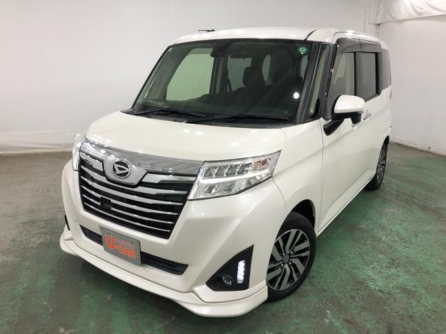 トールカスタムＧ　ＳＡII　雹害／タバコ臭／走行距離５４８０８キロ１年保証距離無制限　走行距離５４８０８キロ　車検整備付　フルセグナビ　バックカメラ　ブルートゥース　ドラレコ　純正マット　ＬＥＤヘッドランプ　アイドリングストップ　両側電動スライドドア　キーフリー（東京都）の中古車