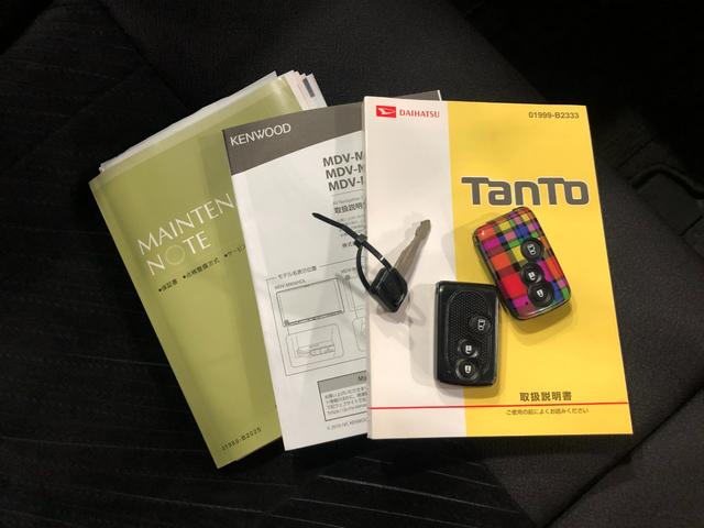 タントカスタムＸ　走行２６５９５キロ／ＬＥＤヘッドランプ／マット１年保証距離無制限　走行距離２６５９５キロ　純正マット　助手席エアバッグ　ＬＥＤヘッドランプ　アイドリングストップ　片側電動スライドドア　プッシュボタンスタート　電動格納式ドアミラー（埼玉県）の中古車