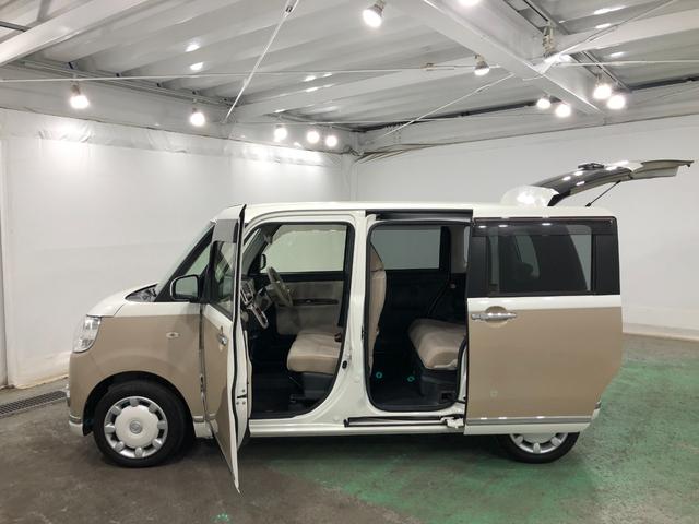 ムーヴキャンバスＸメイクアップ　ＳＡII　雹害／走行距離５０４５０キロ／ナビ１年保証距離無制限　走行距離５０４５０キロ　純正フルセグナビ　バックカメラ　ドラレコ　純正マット　サイドエアバッグ　オートライト　アイドリングストップ　両側スライドドア　スマートアシスト２（埼玉県）の中古車