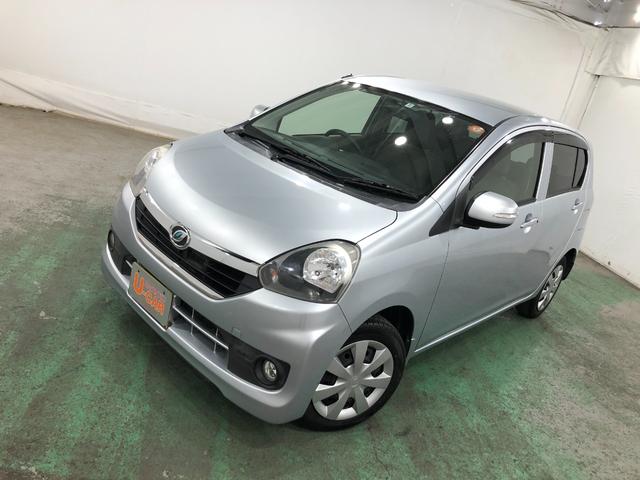 ミライースＧｆ　ＳＡ　４ＷＤ／走行９１６８９キロ／ナビ／バックカメラ１年保証距離無制限　走行距離９１６８９キロ　４ＷＤ　純正フルセグナビ　バックカメラ　ブルートゥース　純正カーペットマット　助手席エアバッグ　アイドリングストップ　プッシュボタンスタート（埼玉県）の中古車
