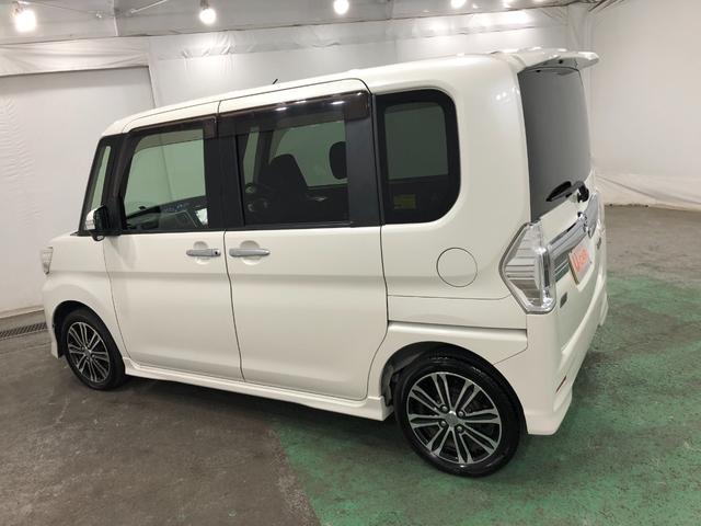 タントカスタムＲＳ　スマートセレクションＳＡ　純正ナビ／後席モニタ一年保証・走行距離無制限　走行距離９７０４３キロ　フルセグナビ　ブルートゥース　ＵＳＢ　バックカメラ　ＤＶＤ再生　オートライト　ＬＥＤヘッドライト　ベンチシート　両側電動スライドドア（東京都）の中古車
