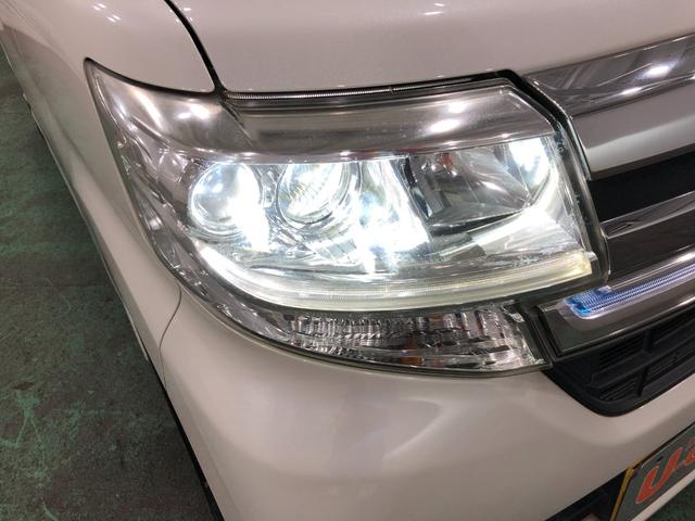タントカスタムＲＳ　スマートセレクションＳＡ　純正ナビ／後席モニタ一年保証・走行距離無制限　走行距離９７０４３キロ　フルセグナビ　ブルートゥース　ＵＳＢ　バックカメラ　ＤＶＤ再生　オートライト　ＬＥＤヘッドライト　ベンチシート　両側電動スライドドア（東京都）の中古車