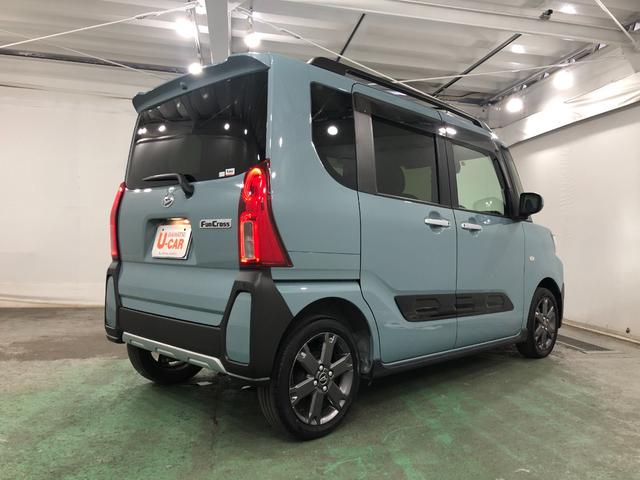 タントファンクロスターボ　４ＷＤ／ディスプレイオーディオ一年保証・走行距離無制限　走行距離４３２２６キロ　ディスプレイオーディオ　ブルートゥース　ＵＳＢ　バックカメラ　クリアランスソナー　ＬＥＤヘッドライト　シートヒーター　両側電動スライドドア（埼玉県）の中古車