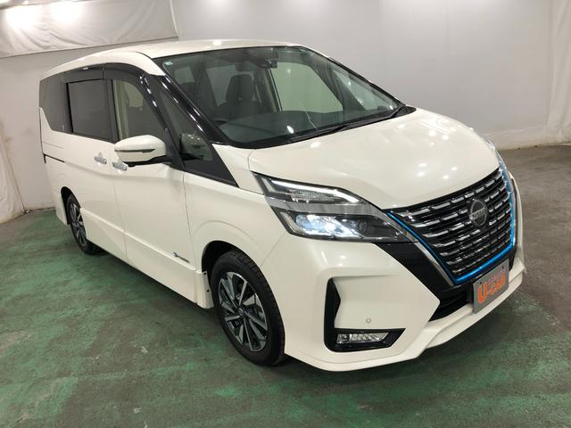 セレナｅ−パワー　ハイウェイスターＶ　走行２７４７７キロ／大型ナビ１年保証距離無制限　走行距離２７４７７キロ　純正フルセグナビ　アラウンドビューモニター　ブルートゥース　ドラレコ　後席モニター　純正マット　サイドエアバッグ　オートライト　両側電動スライドドア（埼玉県）の中古車