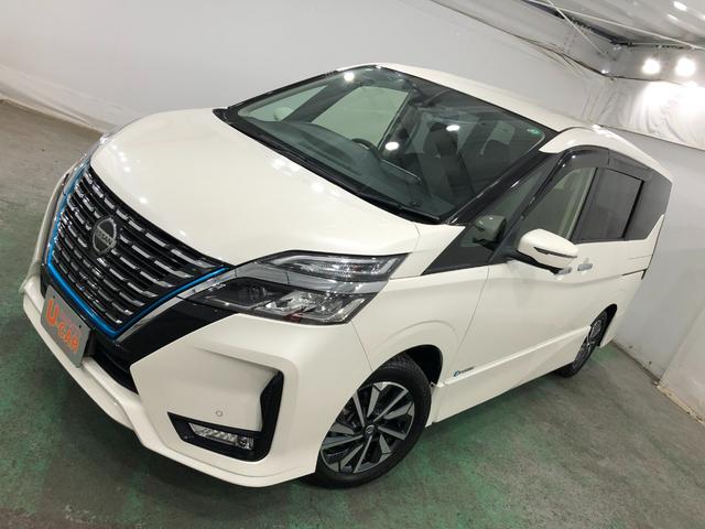 セレナｅ−パワー　ハイウェイスターＶ　走行２７４７７キロ／大型ナビ１年保証距離無制限　走行距離２７４７７キロ　純正フルセグナビ　アラウンドビューモニター　ブルートゥース　ドラレコ　後席モニター　純正マット　サイドエアバッグ　オートライト　両側電動スライドドア（埼玉県）の中古車