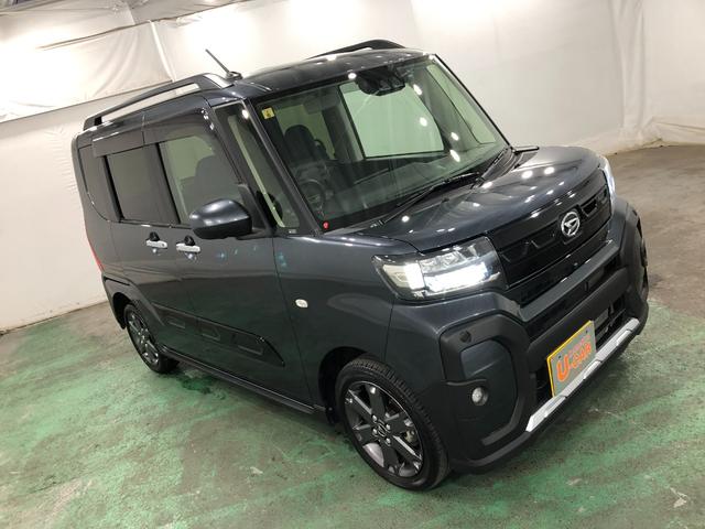タントファンクロスターボ　４ＷＤ／走行距離２１６９４キロ／純正ナビ１年保証距離無制限　走行距離２１６９４キロ　純正フルセグナビ　パノラマモニター　ドラレコ　純正マット　サイドエアバッグ　ＬＥＤヘッドランプ　アイドリングストップ　シートヒーター　両側電動スライドドア（埼玉県）の中古車