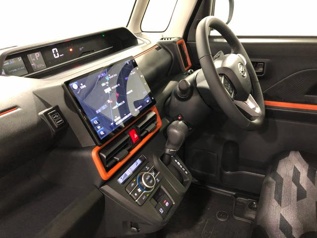 タントファンクロスターボ　４ＷＤ／走行距離２１６９４キロ／純正ナビ１年保証距離無制限　走行距離２１６９４キロ　純正フルセグナビ　パノラマモニター　ドラレコ　純正マット　サイドエアバッグ　ＬＥＤヘッドランプ　アイドリングストップ　シートヒーター　両側電動スライドドア（埼玉県）の中古車