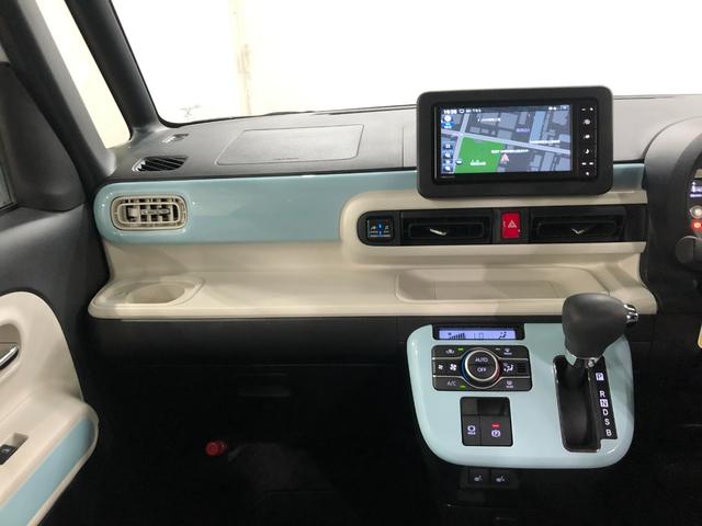 ムーヴキャンバスストライプスＧ　車検整備付／走行距離３０７０４キロ／純正ナビ１年保証距離無制限　走行距離３０７０４キロ　車検整備付　純正フルセグナビ　パノラマモニター　ドラレコ　サイドエアバッグ　ＬＥＤヘッドランプ　アイドリングストップ　シートヒーター　両側電動スライドドア（埼玉県）の中古車