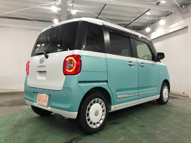 ムーヴキャンバスストライプスＧ　車検整備付／走行距離３０７０４キロ／純正ナビ１年保証距離無制限　走行距離３０７０４キロ　車検整備付　純正フルセグナビ　パノラマモニター　ドラレコ　サイドエアバッグ　ＬＥＤヘッドランプ　アイドリングストップ　シートヒーター　両側電動スライドドア（埼玉県）の中古車