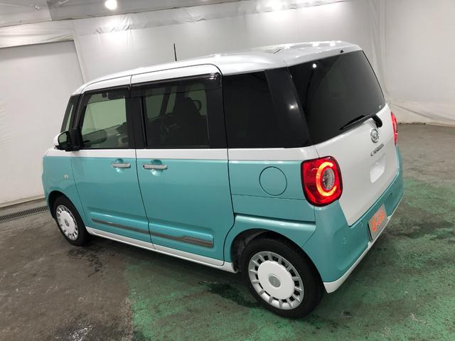 ムーヴキャンバスストライプスＧ　車検整備付／走行距離３０７０４キロ／純正ナビ１年保証距離無制限　走行距離３０７０４キロ　車検整備付　純正フルセグナビ　パノラマモニター　ドラレコ　サイドエアバッグ　ＬＥＤヘッドランプ　アイドリングストップ　シートヒーター　両側電動スライドドア（埼玉県）の中古車