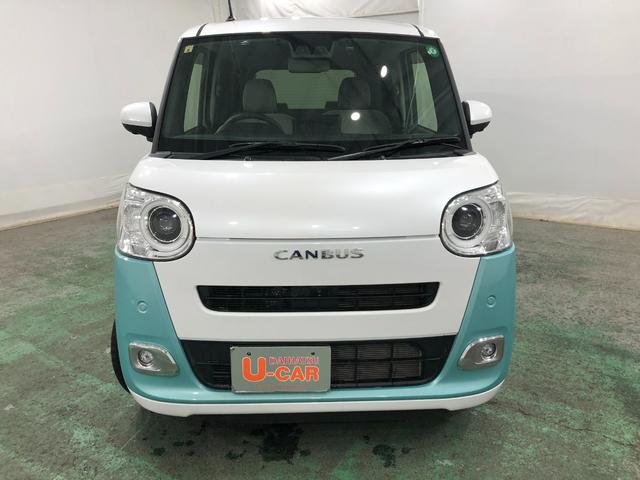 ムーヴキャンバスストライプスＧ　車検整備付／走行距離３０７０４キロ／純正ナビ１年保証距離無制限　走行距離３０７０４キロ　車検整備付　純正フルセグナビ　パノラマモニター　ドラレコ　サイドエアバッグ　ＬＥＤヘッドランプ　アイドリングストップ　シートヒーター　両側電動スライドドア（埼玉県）の中古車