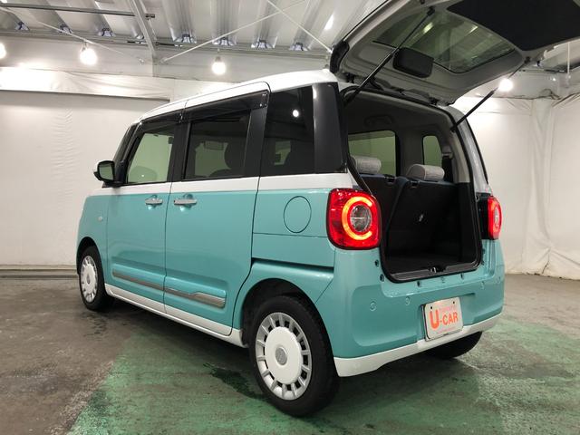 ムーヴキャンバスストライプスＧ　車検整備付／走行距離３０７０４キロ／純正ナビ１年保証距離無制限　走行距離３０７０４キロ　車検整備付　純正フルセグナビ　パノラマモニター　ドラレコ　サイドエアバッグ　ＬＥＤヘッドランプ　アイドリングストップ　シートヒーター　両側電動スライドドア（埼玉県）の中古車
