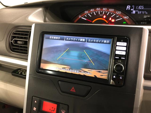 タントＸターボ　ＳＡ　車検整備付　走行距離５９７３７キロ　純正ナビ後席モニター　１年保証距離無制限　　バックカメラ　ブルートゥース　純正マット　オートライト　アイドリングストップ　片側電動スライドドア　キーフリー（埼玉県）の中古車