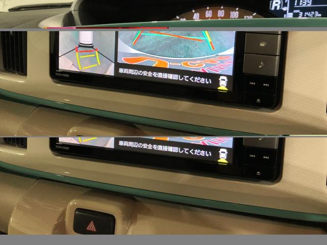 ムーヴキャンバスＸメイクアップリミテッド　ＳＡIII　ナビ／バックカメラ一年保証・走行距離無制限　走行距離３１４２３キロ　フルセグナビ　ブルートゥース　ＵＳＢ　全周囲カメラ　ドラレコ　オートライト　両側電動スライドドア（埼玉県）の中古車