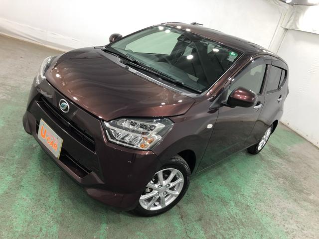 ミライースＧ　ＳＡIII　走行距離１８２６キロ／シートヒーター／マット１年保証距離無制限　走行距離１８２６キロ　純正マット　オートライト　ＬＥＤヘッドランプ　アイドリングストップ　シートヒーター　オート格納式ドアミラー　プッシュボタンスタート　キーフリー（埼玉県）の中古車