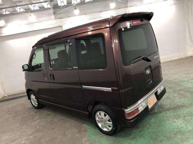 アトレーワゴンカスタムターボＲＳリミテッド　走行５１５９９キロ／ナビカメラ保証１年間・距離無制限付き　ナビ　バックカメラ　オートエアコン　フォグランプ　片側電動スライドドア　ＨＩＤヘッドライト　純正フロアマット　アルミホイール（東京都）の中古車