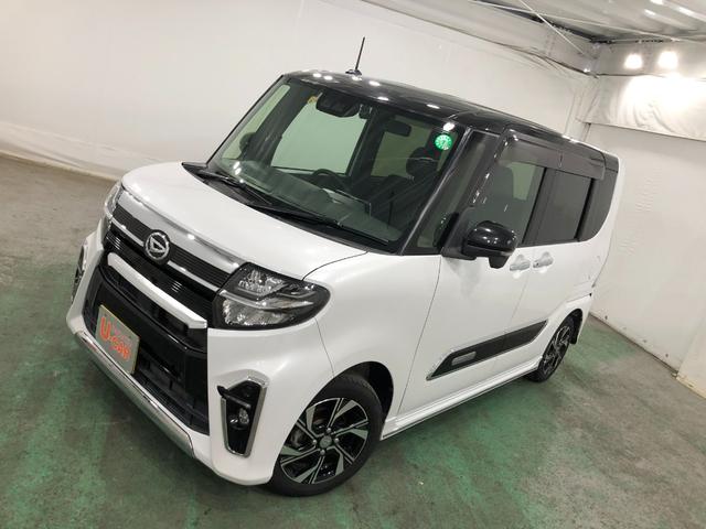 タントカスタムＸセレクション車検整備付・純正インチナビ１年保証距離無制限　走行距離１７３８６キロ　パノラマモニター　ＥＴＣ　ＦＲドラレコ　フリップダウンモニター　左右シートヒーター　左右パワースライドドア　テレビコントロールキット　クリアランスソナー（埼玉県）の中古車
