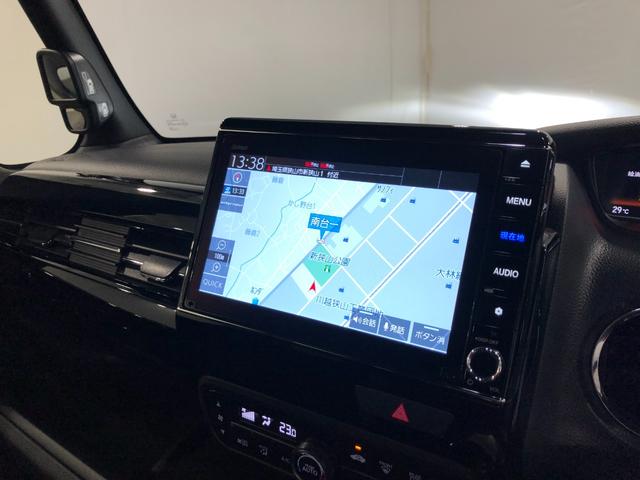 Ｎ−ＢＯＸカスタムＬ　走行距離３３３７６キロ／両側電動スライドドア／ナビワンオーナー　禁煙車　一年保証・走行距離無制限　走行距離３３３７６キロ　助手席エアバック　純正カーペットマット　サイドエアバッグ　クリアランスソナー　オートライト　両側電動スライドドア　ドラレコ（埼玉県）の中古車