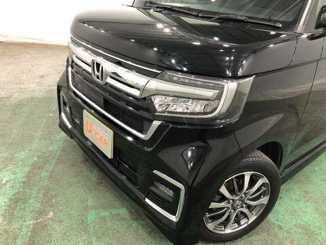 Ｎ−ＢＯＸカスタムＬ　走行距離３３３７６キロ／両側電動スライドドア／ナビワンオーナー　禁煙車　一年保証・走行距離無制限　走行距離３３３７６キロ　助手席エアバック　純正カーペットマット　サイドエアバッグ　クリアランスソナー　オートライト　両側電動スライドドア　ドラレコ（埼玉県）の中古車