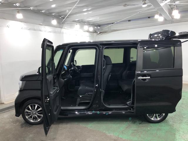 Ｎ−ＢＯＸカスタムＬ　走行距離３３３７６キロ／両側電動スライドドア／ナビワンオーナー　禁煙車　一年保証・走行距離無制限　走行距離３３３７６キロ　助手席エアバック　純正カーペットマット　サイドエアバッグ　クリアランスソナー　オートライト　両側電動スライドドア　ドラレコ（埼玉県）の中古車