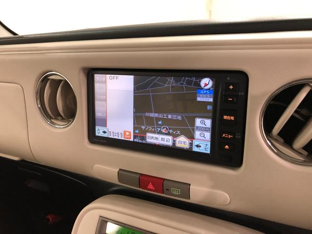 ミラココアココアプラスＸ　走行距離６７６１５キロ／ワンセグナビ／マット１年保証距離無制限　走行距離６７６１５キロ　ワンセグナビ　バックカメラ　純正マット　助手席エアバッグ　アイドリングストップ　オートエアコン（埼玉県）の中古車