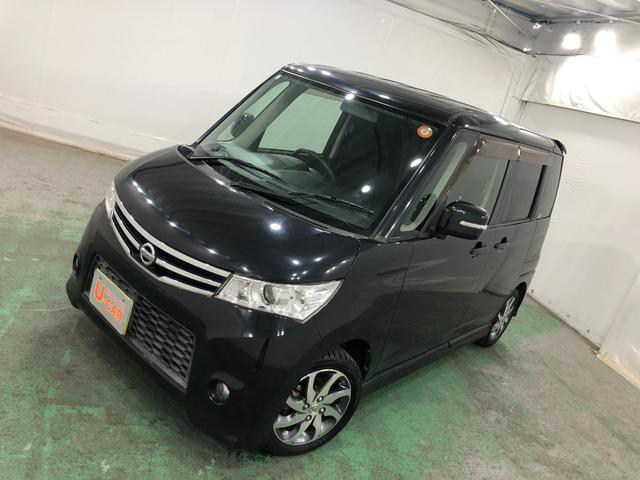 ルークスハイウェイスター　走行距離５７８２２キロ／フルセグナビ１年保証距離無制限　走行距離５７８２２キロ　フルセグナビ　ブルートゥース　ＤＶＤ再生　純正カーペットマット　助手席エアバッグ　ＬＥＤヘッドランプ　片側電動スライドドア（埼玉県）の中古車